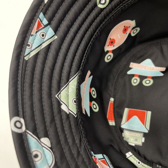 Authentic PRADA Bucket Hat Size:S IHC137 Black Nylon #36635444 - Picture 11 of 12
